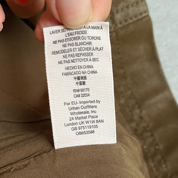 Free People Modern Femme Vegan Leather Lined Mini Skirt Women's sz 2 - Picture 6 of 7